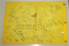 2012 Kraft Nabisco Championship Field Signed Flag - Thompson, Lopez, Lewis, Wie & Others JSA ALOA