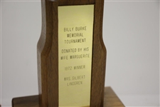 1972 Billy Burke Memorial Tournament Trophies Donated by Wife Marguerite Burke