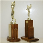 1972 Billy Burke Memorial Tournament Trophies Donated by Wife Marguerite Burke