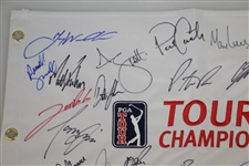 2019 Tour Championship Flag Signed by McIlroy, Koepka, Fowler, Thomas & Others JSA ALOA