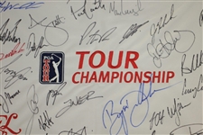 2019 Tour Championship Flag Signed by McIlroy, Koepka, Fowler, Thomas & Others JSA ALOA