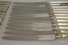 Mark Calcavecchia's 2002 Ryder Cup Knife Set Players' Gift - Arthur Price of England
