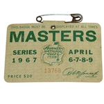 1967 Masters Tournament Series Badge #13768 - Gay Brewer Winner