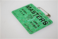 1968 Masters Tournament Badge #8379 - Bob Goalby Winner