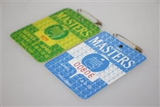 1980 & 1983 Masters Tournament Series Badges - Seve Ballesteros Victories