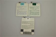 1989, 1990 & 1996 Masters Tournament Series Badges - Nick Faldo Wins
