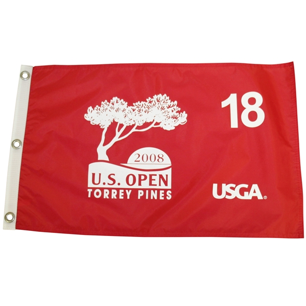 2008 US Open at Torrey Pines Red Flag - Tiger's 14th Major
