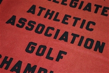 1953 California Collegiate Athletic Assoc. Golf Champions Banner Given to San Diego St
