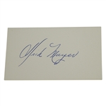 Dick Mayer Signed Card - 1957 US Open Champion JSA ALOA