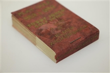 Bobby Jones' Golf Swing Flicker Book by Elmer Wickersham w/ Local Course Advertising