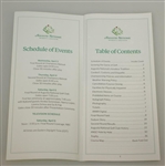 Jen Kupcho signed Augusta National Women's Amateur Final Round Spectator Guide JSA ALOA