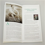 Jen Kupcho signed Augusta National Women's Amateur Final Round Spectator Guide JSA ALOA