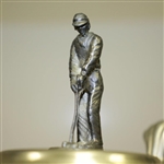 Vintage German Beer Stein w/ Putting Golfer on Hinged Top