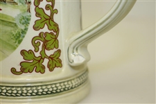 Vintage German Beer Stein w/ Putting Golfer on Hinged Top