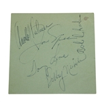 Tony Lema, Jack Nicklaus, Arnold Palmer & Others 1965 Buick Open Ticket - Lema Win JSA ALOA