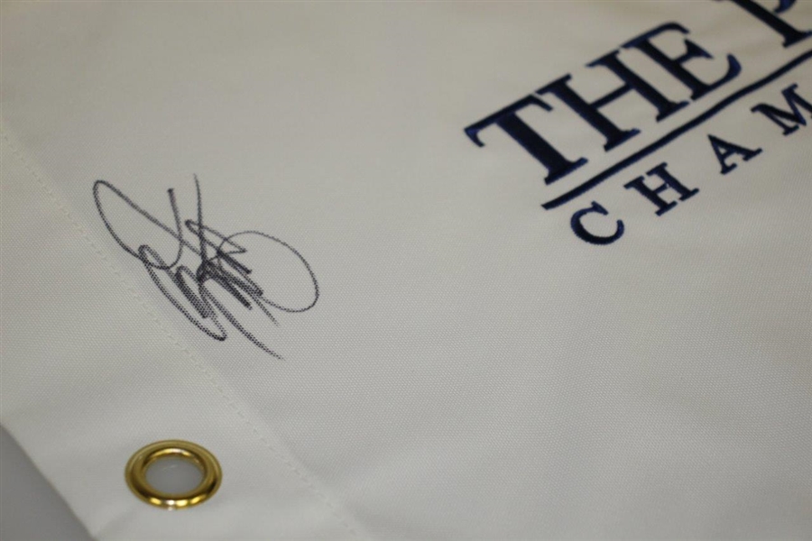 Rickie Fowler Signed The Players Championship TPC Sawgrass Flag JSA #EE88060