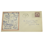 1933 Augusta National Golf Club 'Bobby Jones Course Opening' FDC - Red