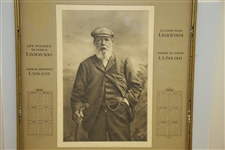 1908 Tom Morris Life Assoc of Scotland Banks & Co Edinburgh w/ Seldom Seen Calendar 