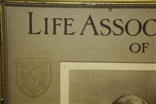 1908 Tom Morris Life Assoc of Scotland Banks & Co Edinburgh w/ Seldom Seen Calendar 