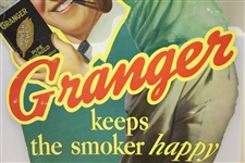 Sam Snead Granger Tobacco Advertising Cut Out Sizable Broadside Display