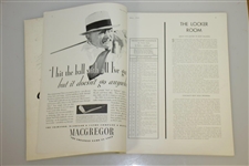 1933 The American Golfer Featuring Bobby Jones Publication by Grantland Rice 