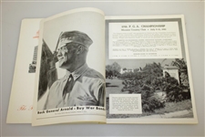 1945 PGA Championship at Morraine CC Program - Byron Nelson Winner - Part of 11 in a Row!