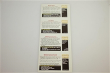2000 Tiger Slam Sports Illustrated Uncut Card Sheet