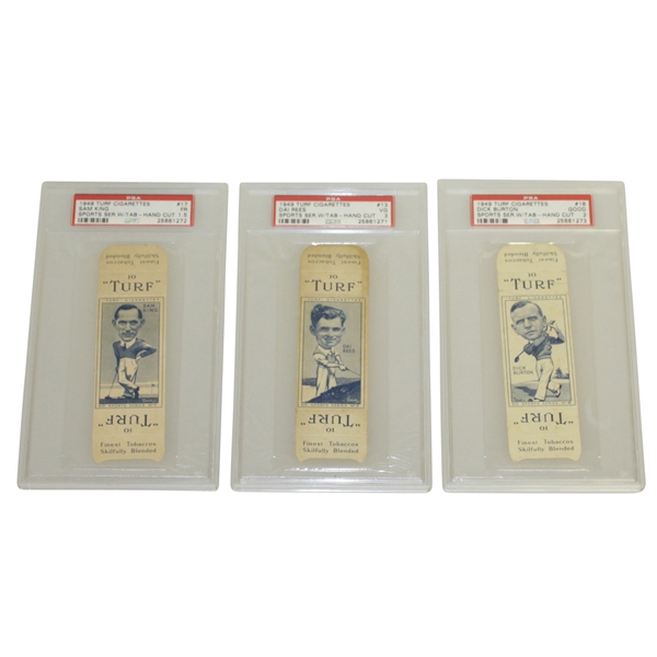 1949 Turf Cigarette Cards of Rees, King & Burton PSA Graded and Encapsulated