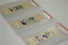 1949 Turf Cigarette Cards of Rees, King & Burton PSA Graded and Encapsulated