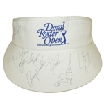 Seve Ballesteros, Ray Floyd, Tom Watson & Others Signed Doral Ryder Open Visor JSA ALOA