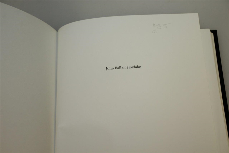 'John Ball of Hoylake' Author's Signed Presentation Copy #42 of 100 w/ Slipcase