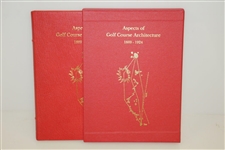 Aspects of Golf Course Architecture 1889-1924 Signed Limited Ed #66 of 75 by Fred Hawtree