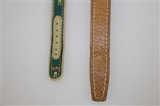 His & Hers Wrist Watches by Bunel & Jalga Featuring Old-Style Golfers