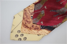 Old-Time Golfer Graphic Dress Ties Set