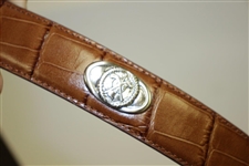 Ping Brand Leather Belt w/ Golf Medallions 