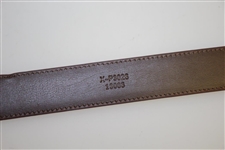 Ping Brand Leather Belt w/ Golf Medallions 