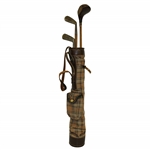 Burke Midget Irons & Wood Set in Matching Plaid Bag