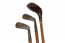 Burke Midget Irons & Wood Set in Matching Plaid Bag