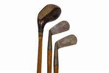 Burke Midget Irons & Wood Set in Matching Plaid Bag