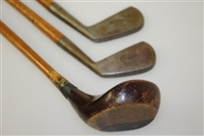 Burke Midget Irons & Wood Set in Matching Plaid Bag