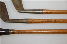 Burke Midget Irons & Wood Set in Matching Plaid Bag