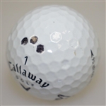 Arnold Palmer Signed Personal Umbrella Callaway Golf Ball JSA ALOA