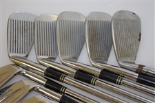 Bob Kletcke Masters Spalding Irons Complete Set 2-Sand Wedge - Ten Clubs in Total