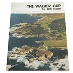 1981 Walker Cup at Pebble Beach Cypress Point Program