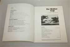 1981 Walker Cup at Pebble Beach Cypress Point Program
