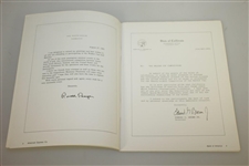 1981 Walker Cup at Pebble Beach Cypress Point Program