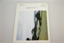 1981 Walker Cup at Pebble Beach Cypress Point Program