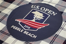2019 US Open at Pebble Beach Embroidered Tartan Seamus Flag - Ltd Ed - Only 75 Made!