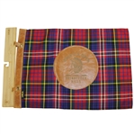 2018 US Open at Shinnecock Hills Embroidered Tartan Seamus Flag