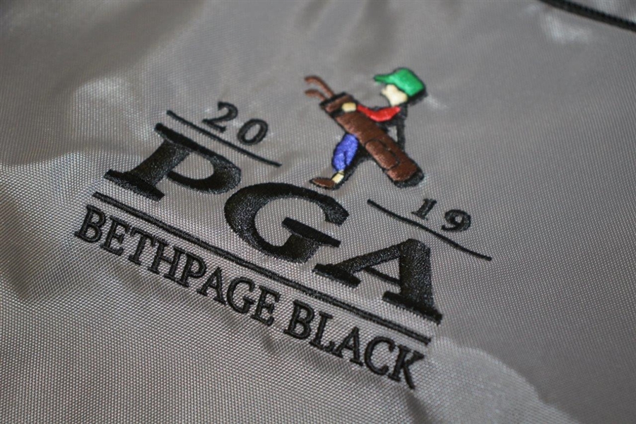 2019 PGA Championship at Bethpage Black Under Armour Black/Grey Backpack Bag
